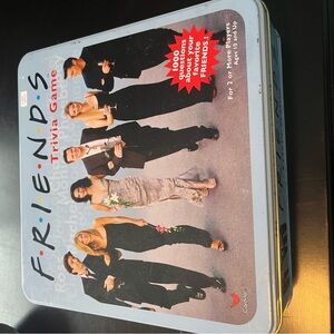 FRIENDS Trivia Game Tin with Multicolor Design